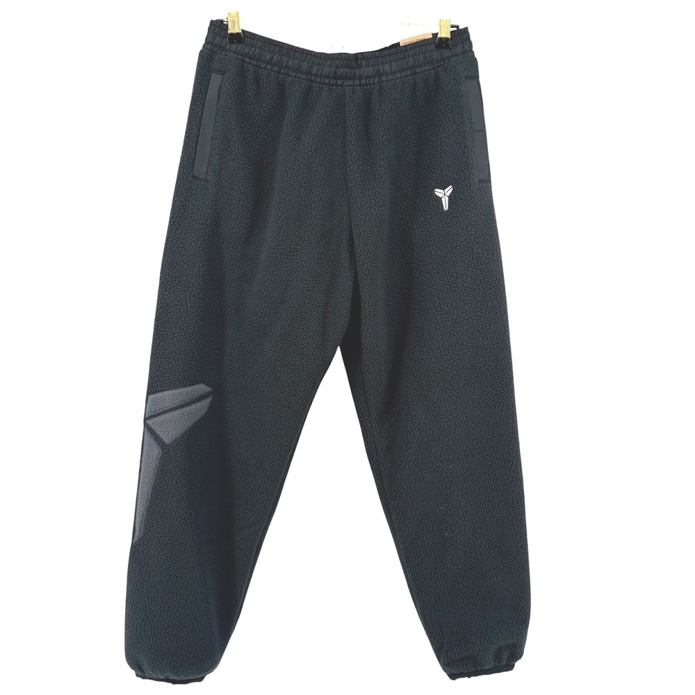 Nike Kobe Bryant Mamba Fleece Pants Kids XL Black Sherpa Joggers IB2740-010 NEW